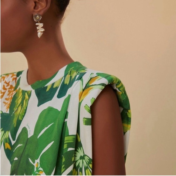 FARM Rio Green Tropical Mini Dress - Picture 12 of 13